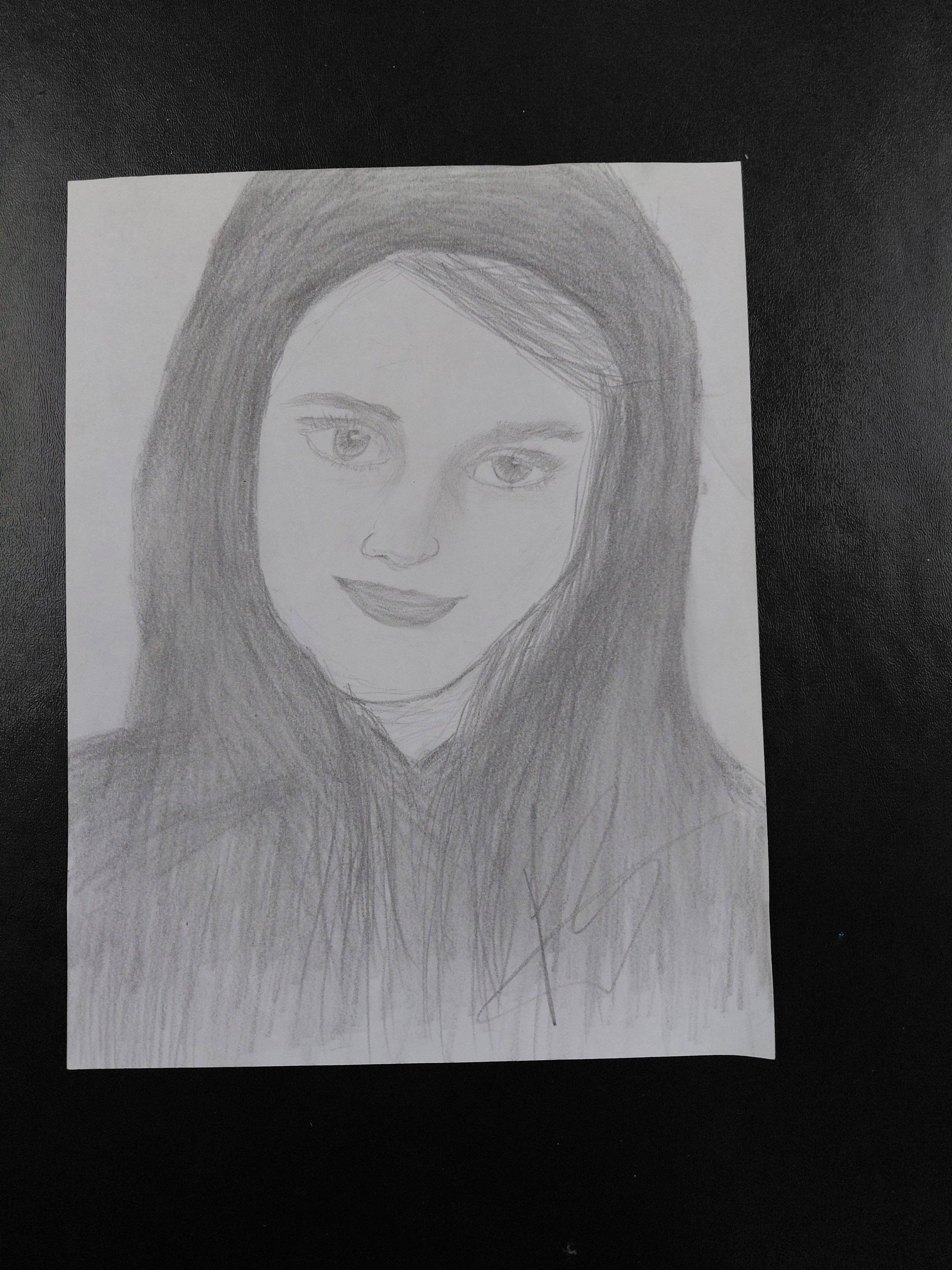 Drawing of woman